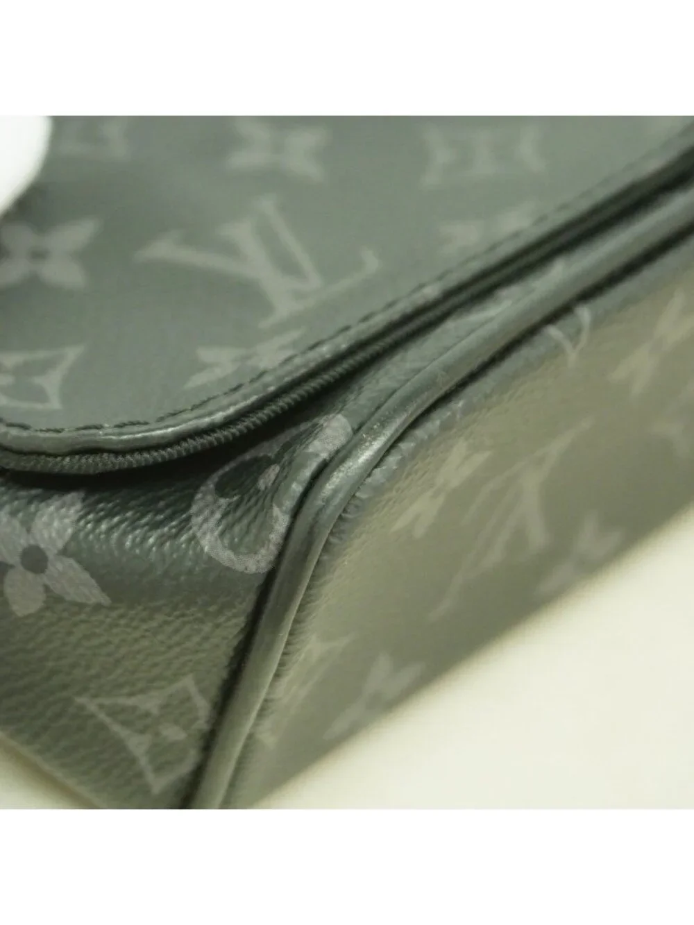 Louis Vuitton Shoulder Bag Monogram Eclipse District PM Black
